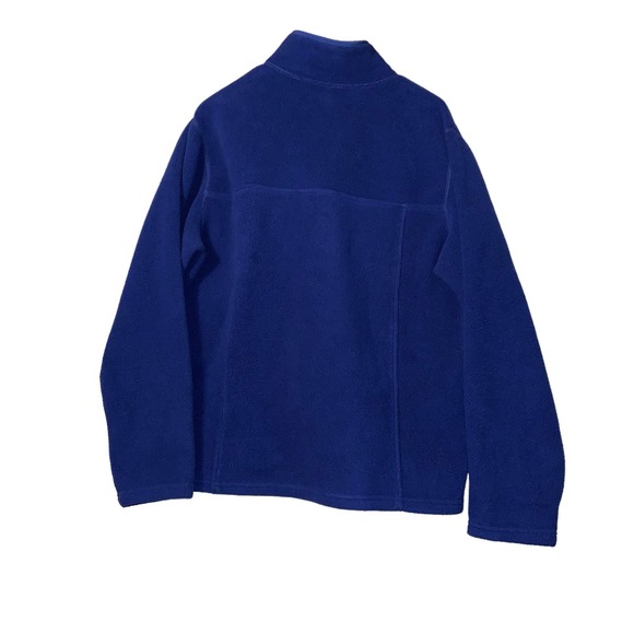 LL Bean blue fleece snap pullover polartec men’s small - Picture 3 of 6